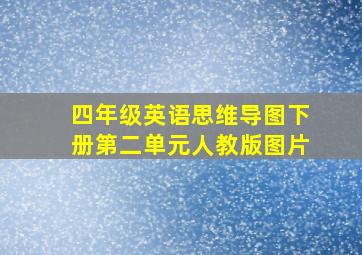 四年级英语思维导图下册第二单元人教版图片