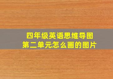 四年级英语思维导图第二单元怎么画的图片