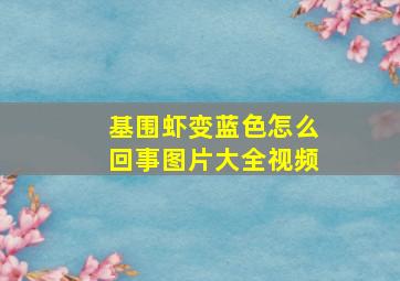 基围虾变蓝色怎么回事图片大全视频