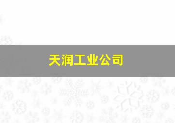 天润工业公司