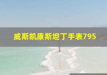 威斯凯康斯坦丁手表795