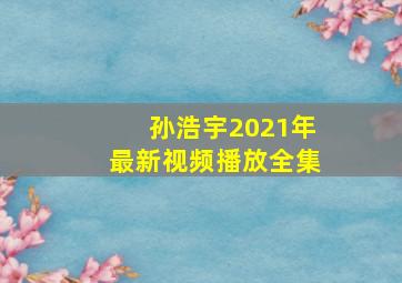 孙浩宇2021年最新视频播放全集