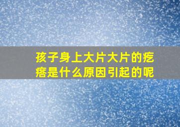 孩子身上大片大片的疙瘩是什么原因引起的呢