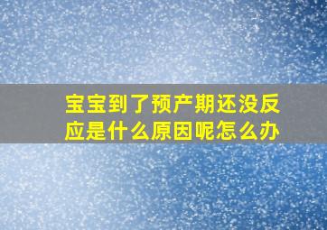 宝宝到了预产期还没反应是什么原因呢怎么办