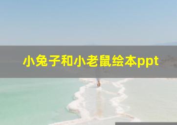 小兔子和小老鼠绘本ppt