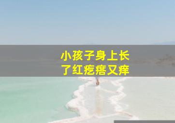 小孩子身上长了红疙瘩又痒