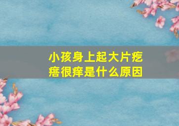 小孩身上起大片疙瘩很痒是什么原因