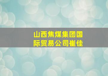 山西焦煤集团国际贸易公司崔佳