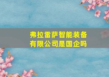 弗拉雷萨智能装备有限公司是国企吗