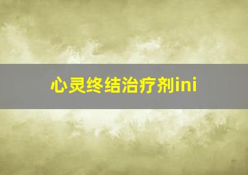 心灵终结治疗剂ini