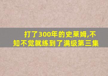 打了300年的史莱姆,不知不觉就练到了满级第三集