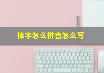 掉字怎么拼音怎么写