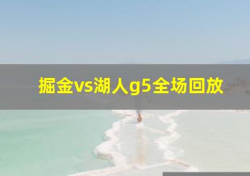 掘金vs湖人g5全场回放