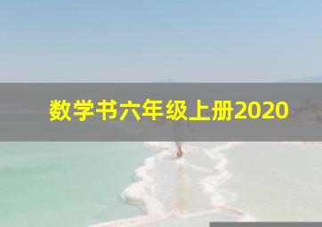 数学书六年级上册2020