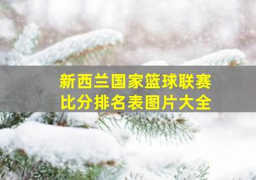 新西兰国家篮球联赛比分排名表图片大全