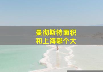 曼彻斯特面积和上海哪个大