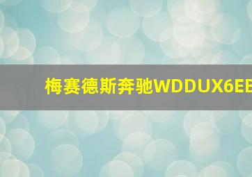 梅赛德斯奔驰WDDUX6EB