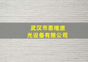 武汉市恩维激光设备有限公司