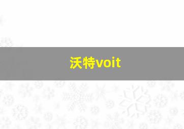 沃特voit