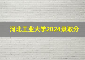 河北工业大学2024录取分