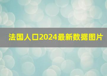 法国人口2024最新数据图片