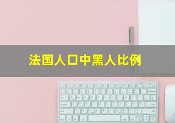 法国人口中黑人比例