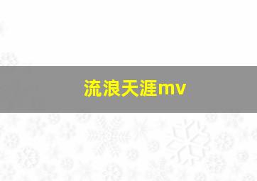 流浪天涯mv