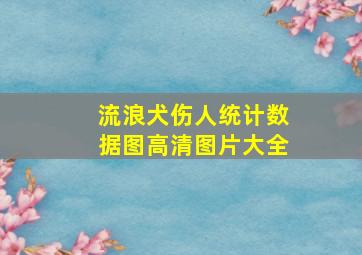 流浪犬伤人统计数据图高清图片大全