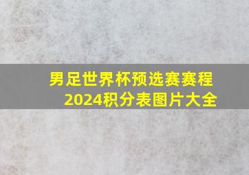 男足世界杯预选赛赛程2024积分表图片大全