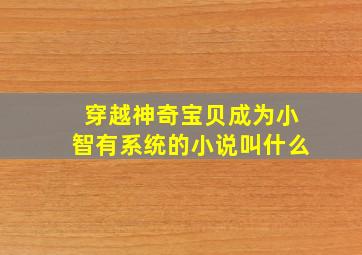 穿越神奇宝贝成为小智有系统的小说叫什么