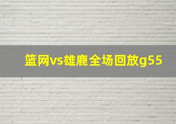 篮网vs雄鹿全场回放g55