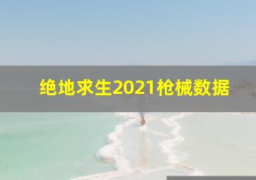 绝地求生2021枪械数据