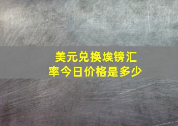 美元兑换埃镑汇率今日价格是多少