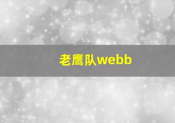 老鹰队webb