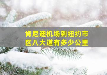 肯尼迪机场到纽约市区八大道有多少公里