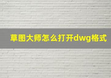 草图大师怎么打开dwg格式