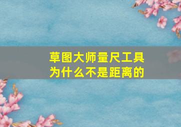 草图大师量尺工具为什么不是距离的