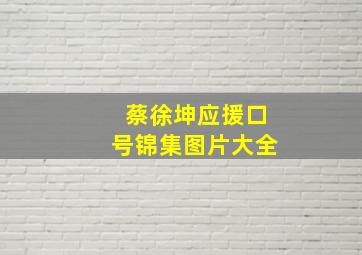 蔡徐坤应援口号锦集图片大全