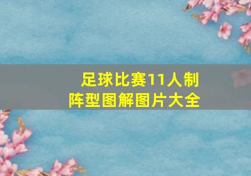 足球比赛11人制阵型图解图片大全