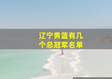 辽宁男篮有几个总冠军名单