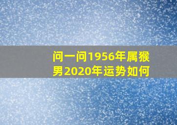 问一问1956年属猴男2020年运势如何