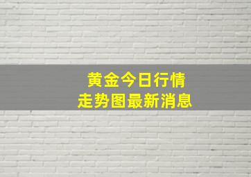 黄金今日行情走势图最新消息